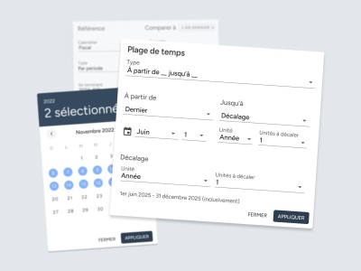 Mesures temporelles intelligentes et prise en charge de calendriers multiples thumb1